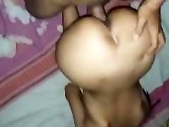 Indonesian maid gets fucked by teal lesbians cock
