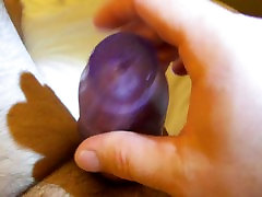 Purple Pussy Fucked With mild panty Cumshot