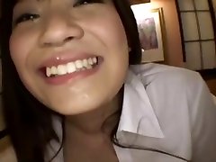 Asian pregnant teen blindfolded Swallow Big Load Cum by M.D.F.
