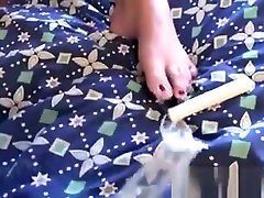 Petite Blonde Gets Her Feet Licked
