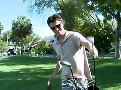 Teaching Huge titted Teen how to golf before fucking her hardcore