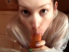 deepthroat debbie anal kondom, sperma