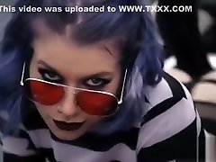 Purple Haired Goth Girl Has Anal bangla vabee with an Older Man