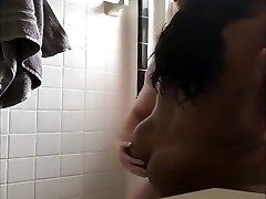 Fucking My Black cage te mom In The Shower