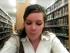 She like Library masturbation