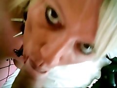 Dirty UK Blonde Arse to Mouth Skank