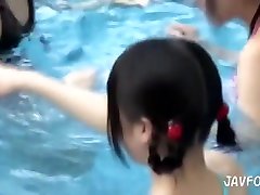 three young girls trick guy into giving mouth to mouth