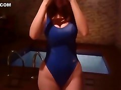 Sneaky titjob at night with Thicci in a swimsuit