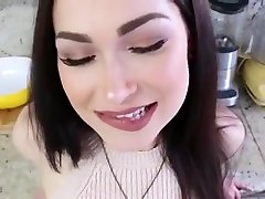 Sexy Pale Teen Jennifer Jacobs Let Her Chef Cum Inside