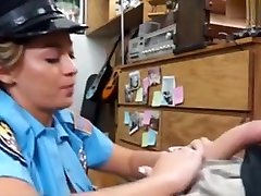 Massive Tits Police Officer Pawns Her Vagina And Smashed