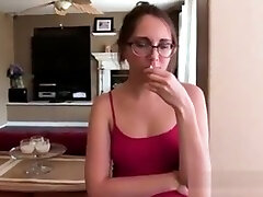 Sweet Girl Gets Some Sex french crystal rock From Her Stepfather