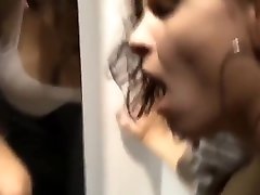 Sexy Chick with Big Tits Gets Fucked in Public Changing Room