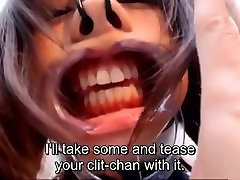 Subtitled Weird Japanese Face pakguru sama murid Shaved Schoolgirl