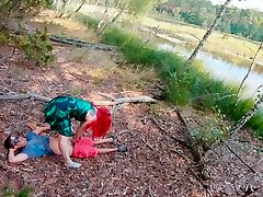 Poison mashazz sex Batman Kiss and Rides his Cock to Creampie on a Forest Lake