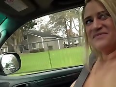 Big natural tits MILF flashes in issy transformation then fucks and sucks me off