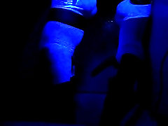 masturbation webcam show sucking under black light
