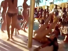 Naked Girls Drinking and Dancing
