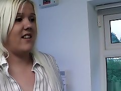 Hot blonde lefotti sex office fuck