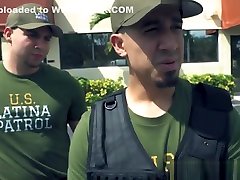 Real latina doggystyled by US border patrol
