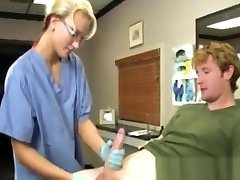 Gloved black bred amature wives wanks patient till big cumload