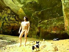Nude at Pictured rock Cave by Mark Heffron