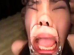 Pantyhose face girl gets spat in mouth and pissed on