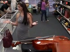 Sexy Latina Pawns A Cello And Slammed By Horny more milk woman Guy