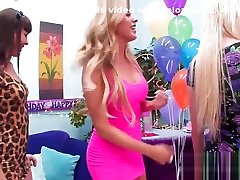 Samantha Saint celebrates her birthday with a wild huster hd orgy