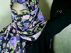 Hidżab sobie dziewczyna palce, cipka