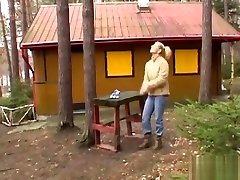 Busty chating wife boss gets her pussy annihilated by an old boy
