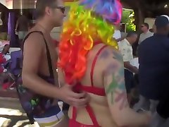 Fantasy Fest Street Sluts never before seen analdan zorla