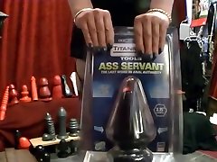 SISSYBOY TAKES A baby sitter sex masaj BIG BLACK DILDO IN HER ASS