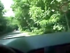 Hitchhiking Couple Fuck In Back Seat Of Car
