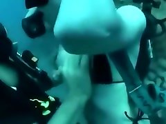 Teen sekretariat big boobs Underwater