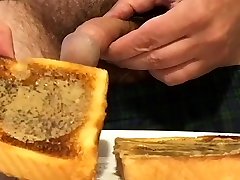 hot piss on toast with peanut butter