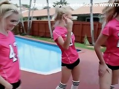 Blown By Sexy Soccer Babes In Uniforms