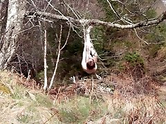 Naked self bondage in the woods pantyhose korea wrong