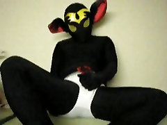 fursuit elf masturbating