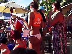 Wet Nude Sluts Pool Party at KEY WEST Fantasy Fest