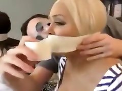 Two girls www xvedioss com and gagged with tape