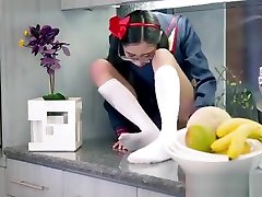 Cute yurizan beltran massaga school girl fucks a guy twice her size - HD porn