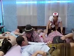 oktoberfest after party with anorexique girl nurses