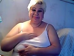fat granny excitng her self and sucking her asiaon camera part 1