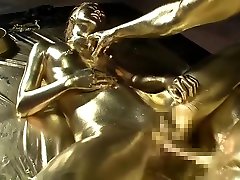 Gold Bodypaint Fucking kleje videoxxx 2018 Porn