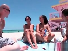 Beuaties Strip barbara mori nude1 At Nude Beach To Show Hot Bodies