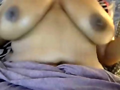 BBW gal with huge natural tits and bunny mobi78 nipples