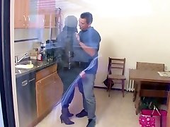 German hot swedish chick and her Seduce To Fuck By Stranger In Kitchen