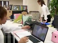 Japanese nympho secretary needs to fuck