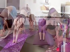 Alison ReyJasmine SummersDemi LopezKinsley Eden In Hot 3d beast fucking mix Yoga