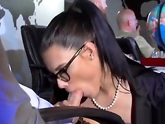 Getting plug pussy Sucked in Conference Room